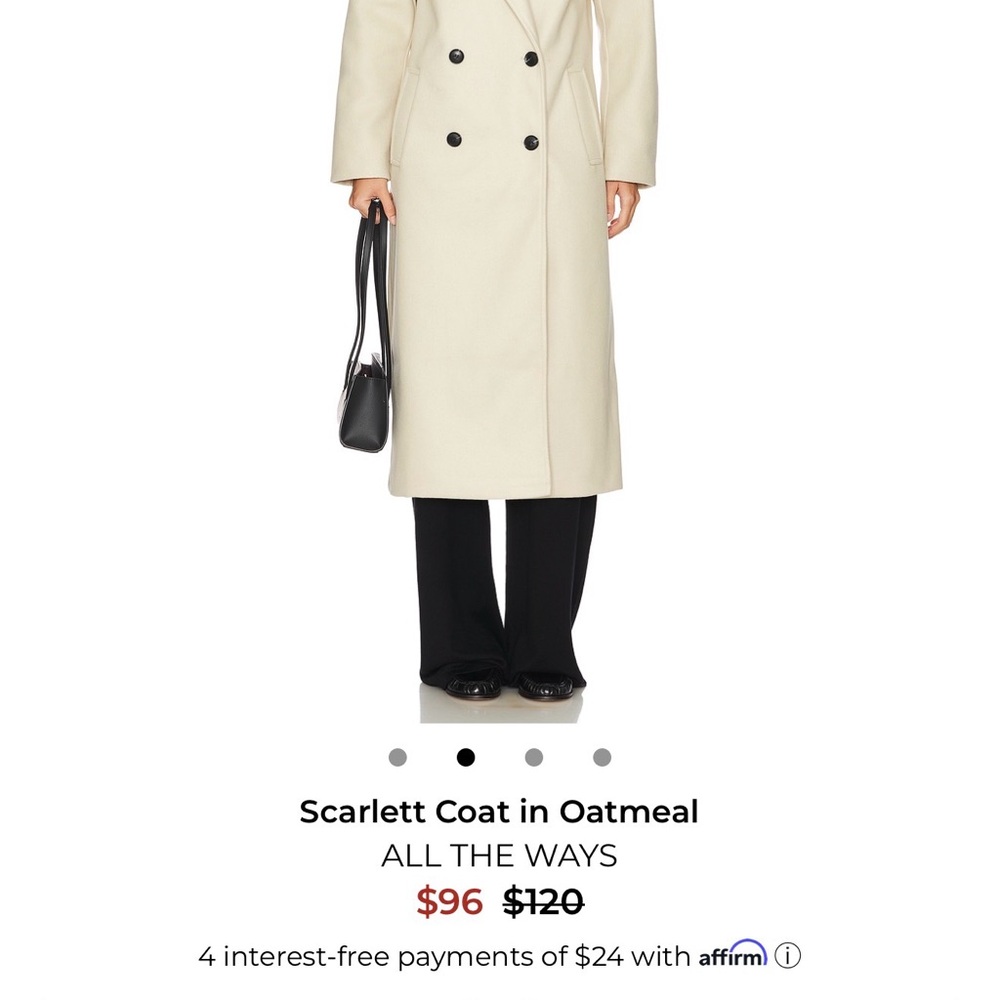 Scarlett Coat in Oatmeal